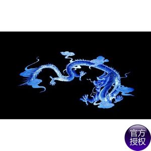 class=h>水墨 /span>个性金龙红龙鱼缸水族箱装饰龙鱼缸背景壁纸