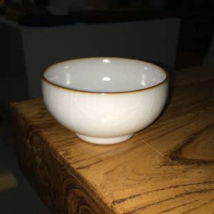 【善款】李善明 大平口杯善窑汝窑汝瓷非天予文款素器文俊王波