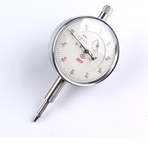  span class=h>哈量 /span> 百分表0-5mm 0-10 6钻防震百分表 带耳
