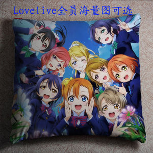 包邮lovelive东条希抱枕卡通动漫周边可爱印花午休小枕头抱枕靠枕￥ 