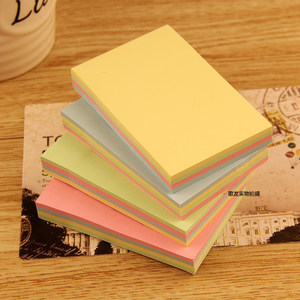 康百2*3英寸百事贴彩色可爱 span class=h>便利贴 /span>创意n次贴