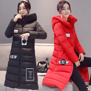 棉衣女中长款韩版2017新款冬装大码棉袄外套