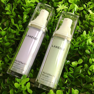 9折) 淘宝 慕北北 韩国laneige兰芝雪纱丝柔隔离霜/妆前乳 紫色/绿色