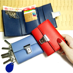 钥匙包女 钥匙包女士女式 钥匙卡包女 多功能零钱包钥匙包