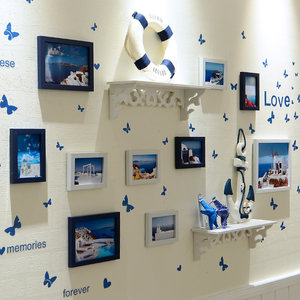 墙面墙壁挂饰 现代简约装饰挂墙客厅餐厅7寸相