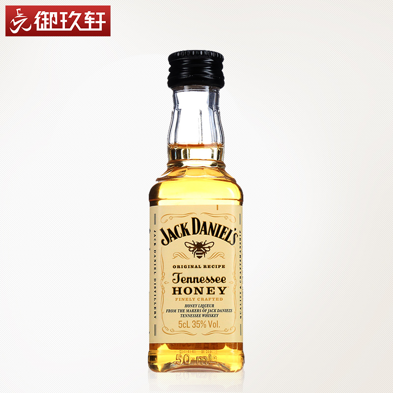 御玖轩 进口洋酒  JACK DANIEL's 杰克丹尼蜂蜜酒版 小酒伴 50ml