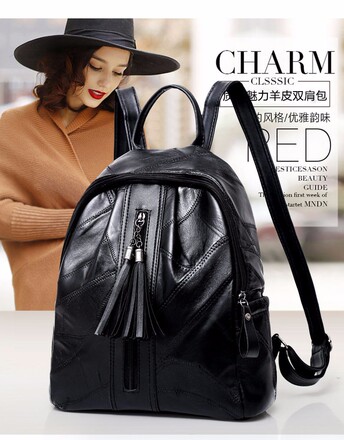 时尚百搭双肩包简约背包