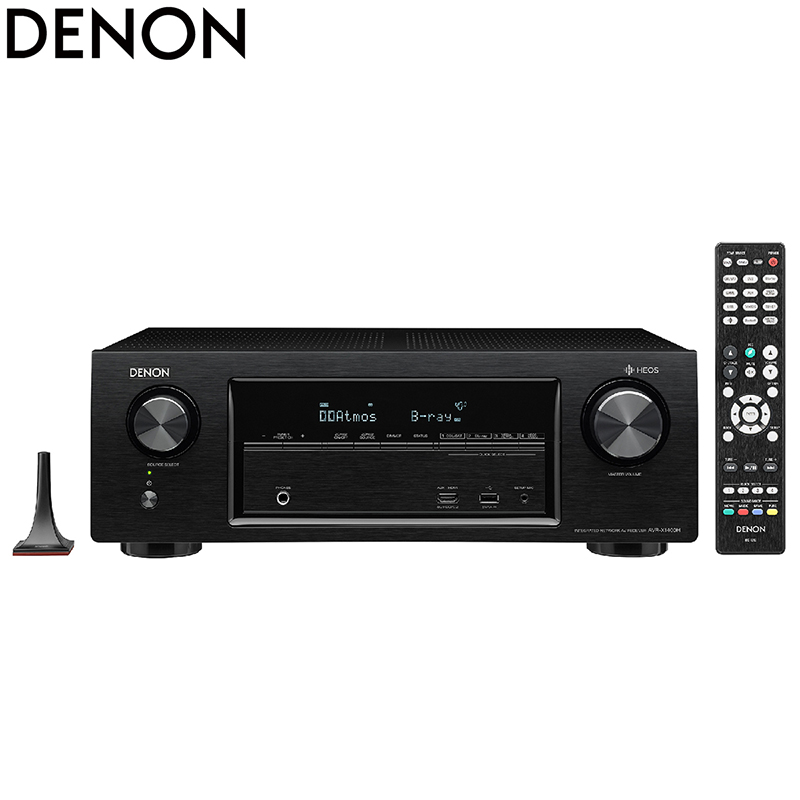 Denon/天龙 AVR-X1400H7.2声道AV接收家用影院功放机4K蓝牙