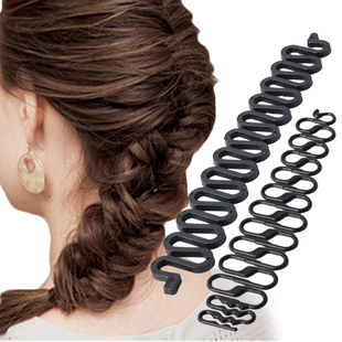 日韩版编发器头饰蜈蚣链款辩发神器发饰马尾发造型工具编辫子饰品