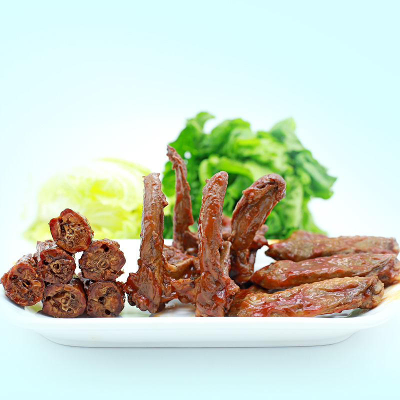 三件套鸭锁骨鸭翅鸭脖子小包装香辣零食湖南特产小吃