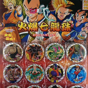 七龙珠 span class=h>纸卡 /span>中号圆卡闪卡片120张画片玩牌 span