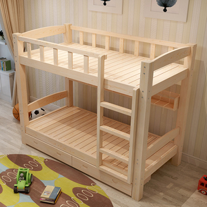 实木上下铺高低床子母床双层床上下床成人床宿舍床儿童床学校宿舍