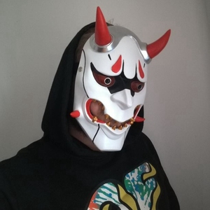 邪鬼面具 span class=h>cos /span>守望先锋 span class=h>源氏 /span