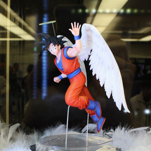 七龙珠 孙悟空 天使悟空 场景 再见 带光环翅膀 手办模型摆件礼物