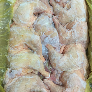 冰冻鸡边腿 生鸡边鸡 鲜冻鸡边腿 冷冻急冻鸡边腿10.5斤