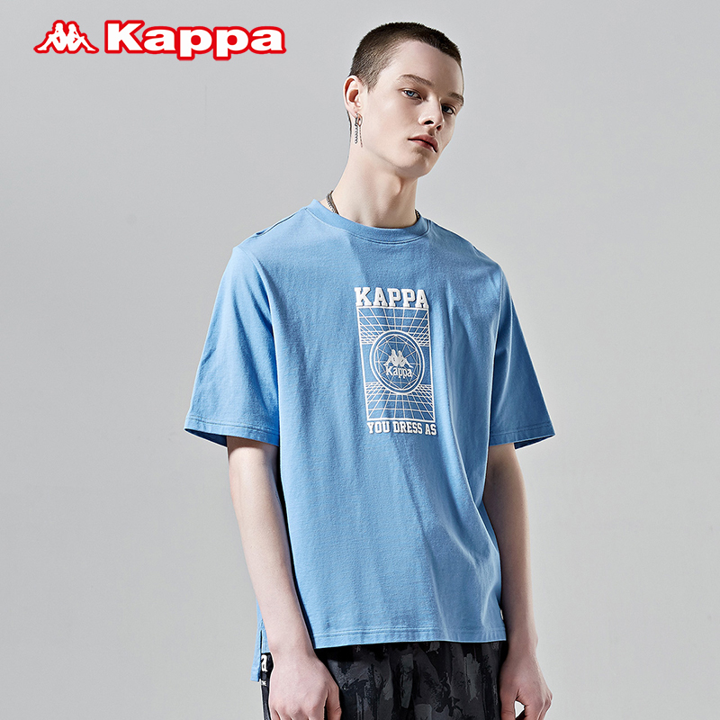 KAPPA卡帕 男款运动短袖休闲T恤夏季半袖 2019新款|K0912TD67D