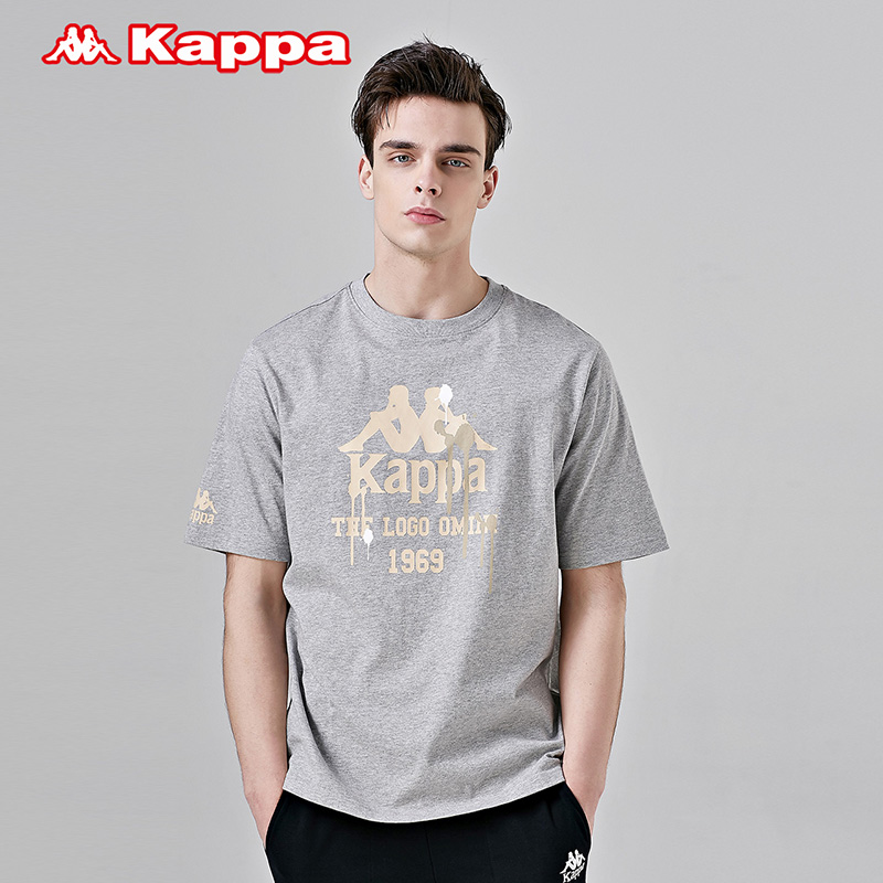 Kappa卡帕 男款运动短袖休闲T恤夏季半袖 2019新款|K0912TD37D