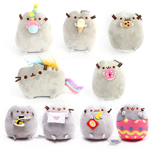 韓國pusheen cat胖吉貓甜甜圈雪糕生日餅乾獨角獸毛絨玩具禮物