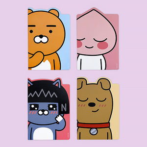 韩国正品kakao friends屁桃君狮子笔记本贱萌异形a5横线 span class=h