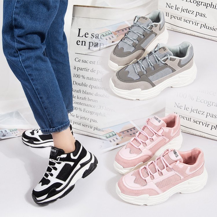 Sepatu Atletik Wanita Han Melarang Ulzzang Panggul-Perhatian Overnight Tinggal Sepatu Wanita Pada Awalnya 2018 Gaya Baru Tua Ayah sepatu Adalah Wanita 100 Mengambil Jelek Awal Sepatu Wanita Han Han-Internasional