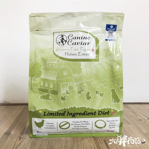美国Canine Caviar鱼子酱无谷鸡肉幼犬碱性低