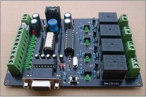 八入四出stc12c2052ad span class=h>單片機 /span>編程繼電器工控板