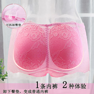 伪娘T裤 cd变装假阴裤 男用伪娘变装遮档内裤 假阴裤 伪娘内裤