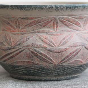 连体玻璃钢老桩绿萝盆栽好花盆摆设座饰品黄色滚轮a00005