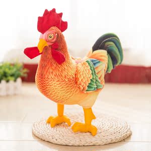 大公鸡毛绒玩具图片