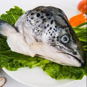 加拿大三文鱼头(整只)400g-500g 海鲜水产煲汤食材 大西洋鲑鱼头