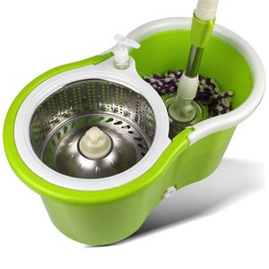 加厚拖桶旋转拖把 手压全自动甩干脱水拖地带