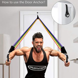 拉力绳健身器材家用男阻力弹力带力量训练拉力器扩胸拉力带弹力绳