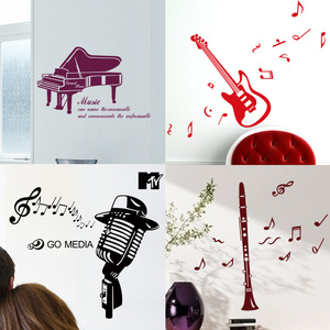 钢琴贴纸装饰