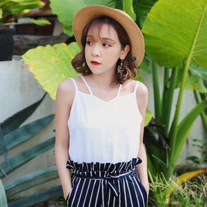 【雪纺白色背心女百搭价格】最新雪纺白色背心