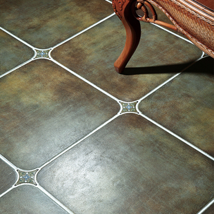 磁砖圆角仿古砖客厅防滑瓷砖地砖欧式地中海餐厅阳台厨房地板瓷砖