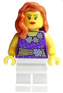 乐高lego 城市 人仔 twn171 女人 female 出自60026正品