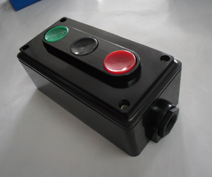 宁波机床电器厂la4-3h开关三相开关  红黑绿3位按钮开关 控制开关