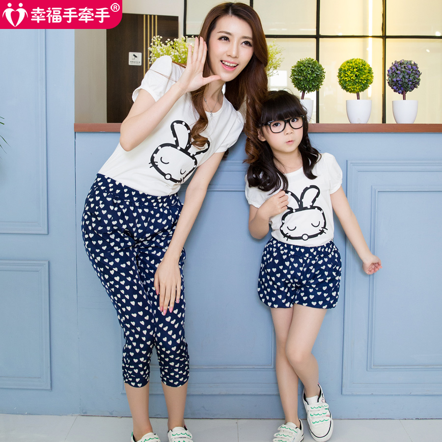 >>夏季亲子装套装宝贝列表