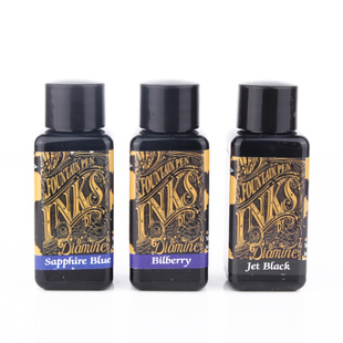 英国diamine 戴阿米 黛雅墨水基钢笔墨水 中性墨水 30ml 系列一