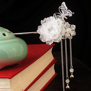 古典复古发簪古风簪子宫廷公主 古代头饰步摇长流苏淑女汉服百搭