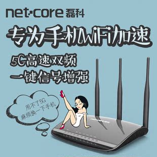磊科ac1双频无线路由器5g智能无限穿墙王750m大功率11ac穿墙王