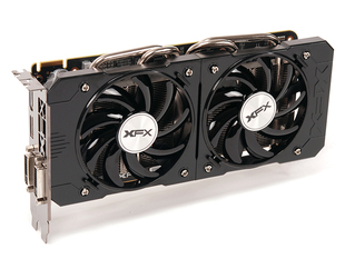 全新 讯景r9 370 4g魔尊版 双风扇 1000/5600mhz 256bit ddr5显卡