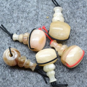 热卖diy手串手链配件  span class=h>羊角 /span>藏式三通佛头一套  