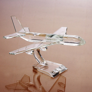 夏日里的春天同款象征爱情crystal plane水晶飞机情人节新年礼物