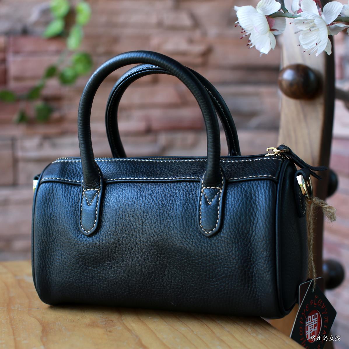 藏皮客手工头层牛皮真皮女包2017新款女士手提夏日小包母亲节礼物
